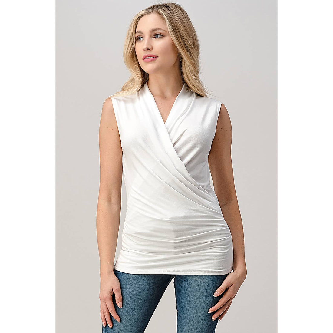 Surplice Modal Top