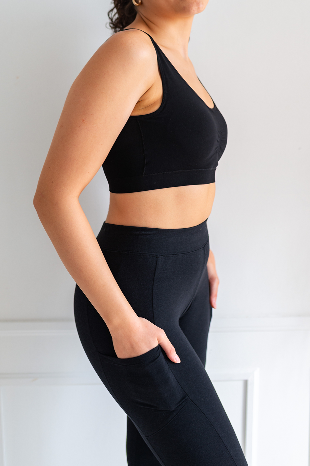 Bamboo Viva Pocket Leggings - Black