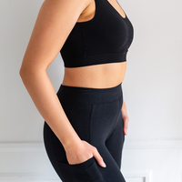 Bamboo Viva Pocket Leggings - Black