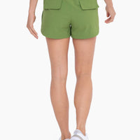 Back Pocket Active Dolphin Shorts