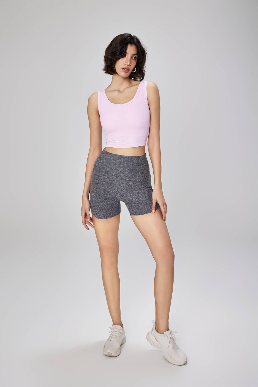 Hattie Drawstring Side Ruched Active Shorts
