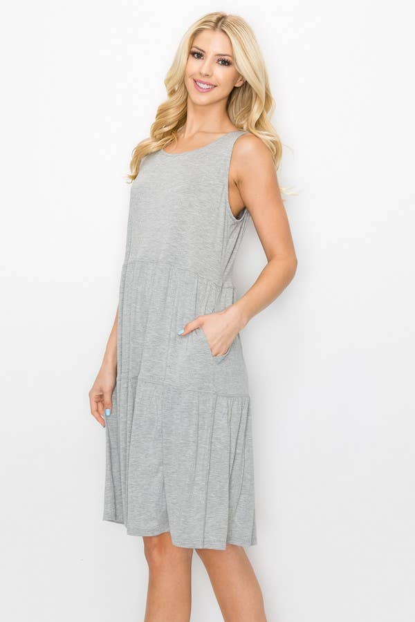 Bohemian Bella Sleeveless Layered Dress