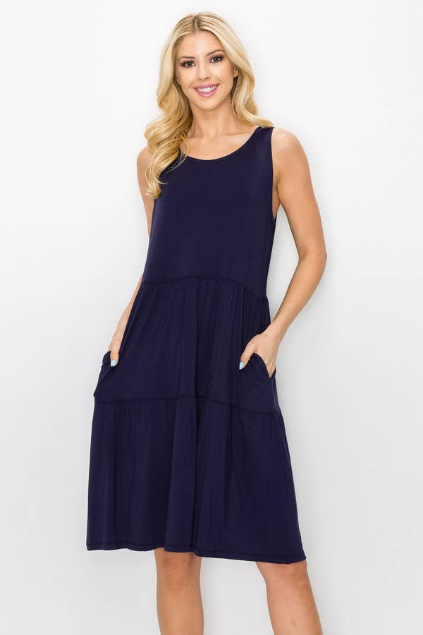 Bohemian Bella Sleeveless Layered Dress