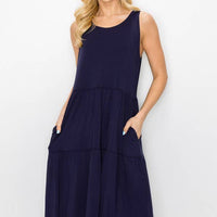 Bohemian Bella Sleeveless Layered Dress