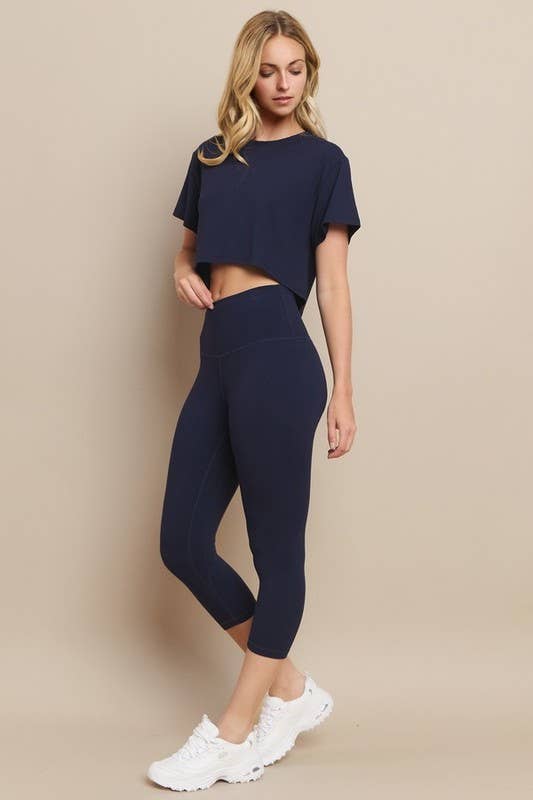 Cropped Crew Tee