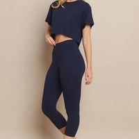 Cropped Crew Tee