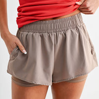 Breeze Flutter Lined Active Shorts