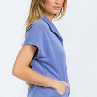 Women's So Chic Sofie Soft Half Zipper Top