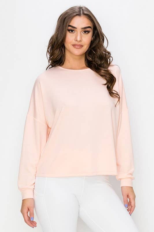 Cutout Long Sleeve Top
