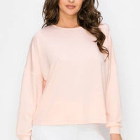 Cutout Long Sleeve Top