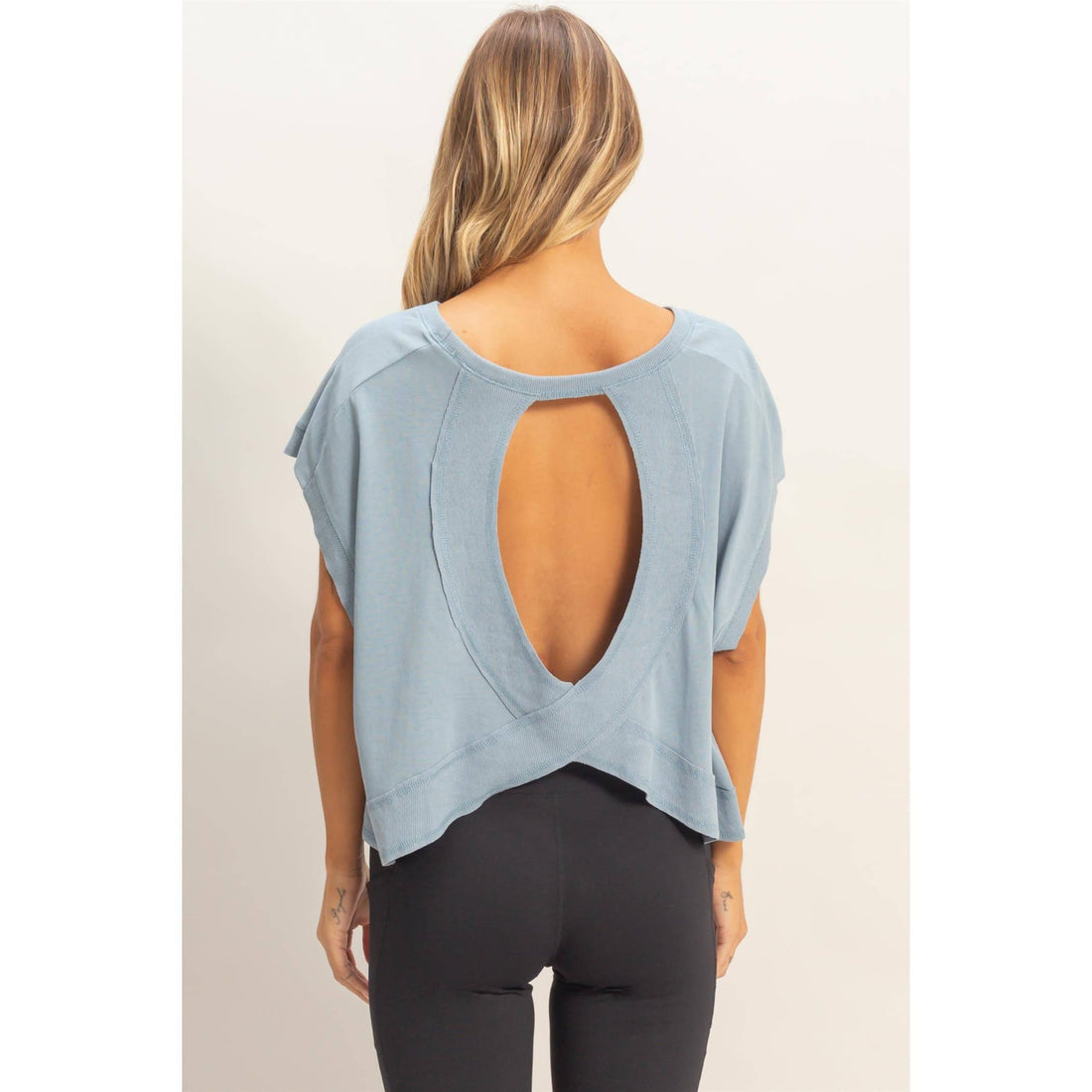 Boxy Crew Neck Top