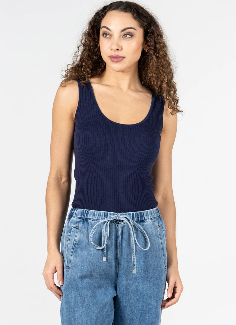 C'est Moi Seamless Ribbed Tank
