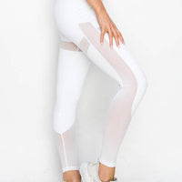 Contour Mesh Active Leggings