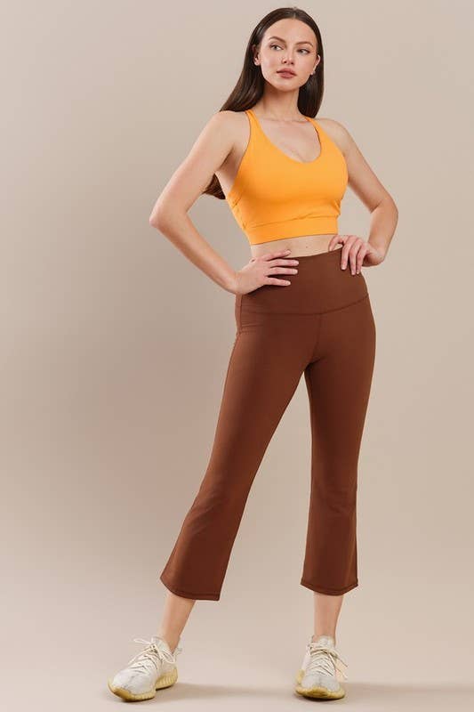 Butterysoft Yoga Flare High Waisted Capri