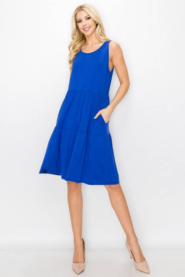 Bohemian Bella Sleeveless Layered Dress