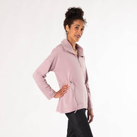 Bamboo Arden Half-Zip Sweatshirt - Soft Lavender