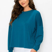Cutout Long Sleeve Top