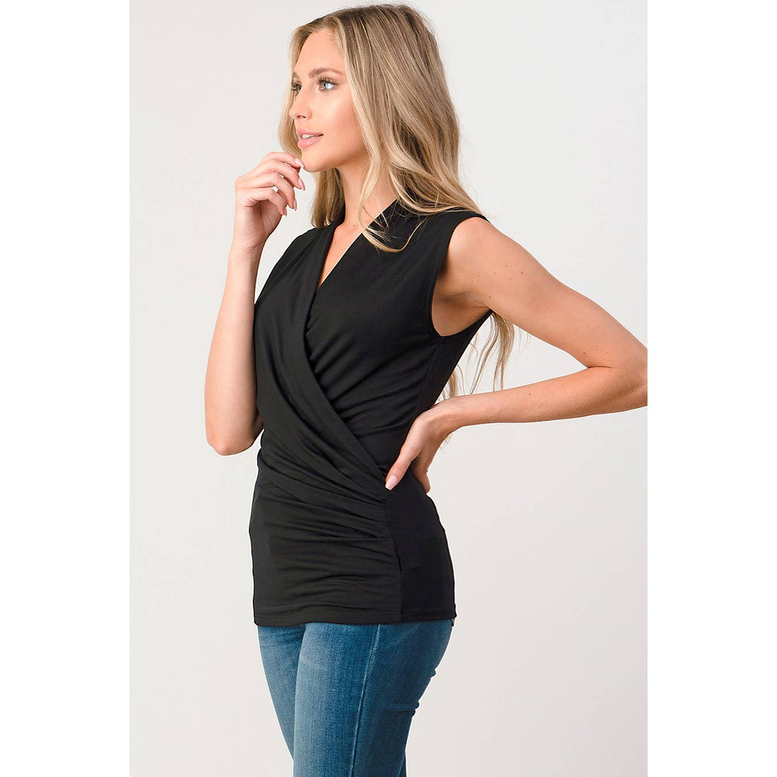 Surplice Modal Top