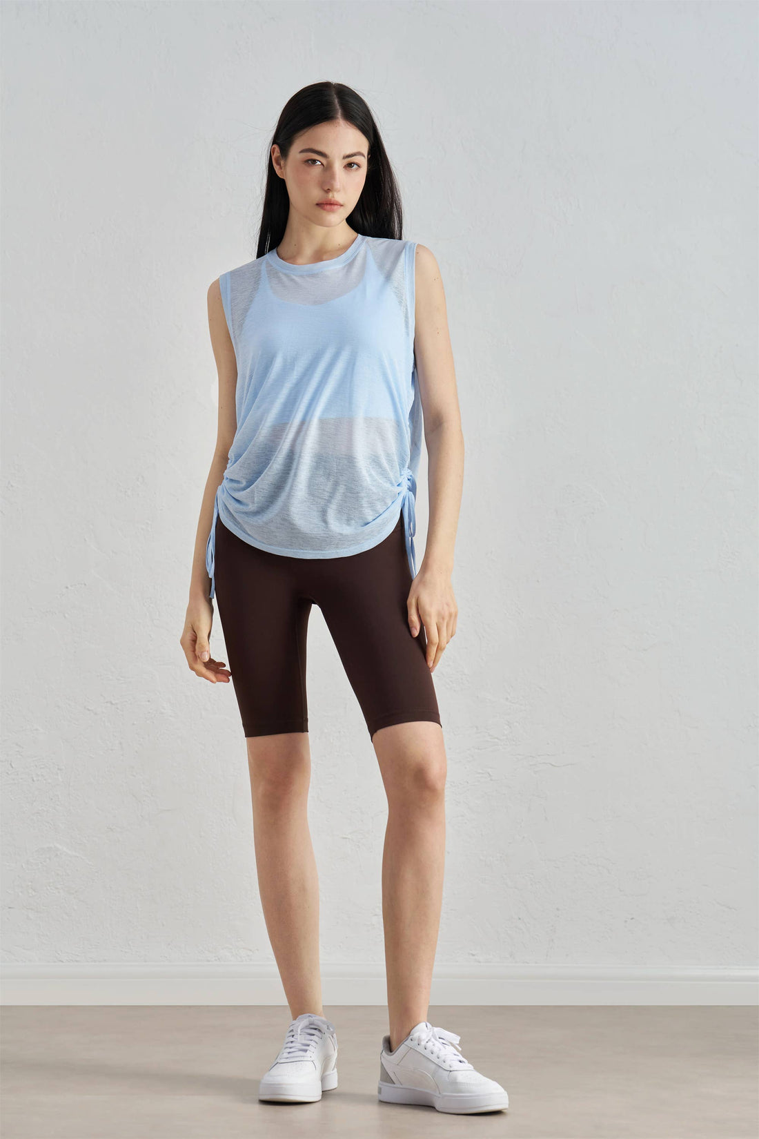 Lucia Side Ruched Cover Up Tank Top