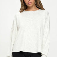 Cutout Long Sleeve Top