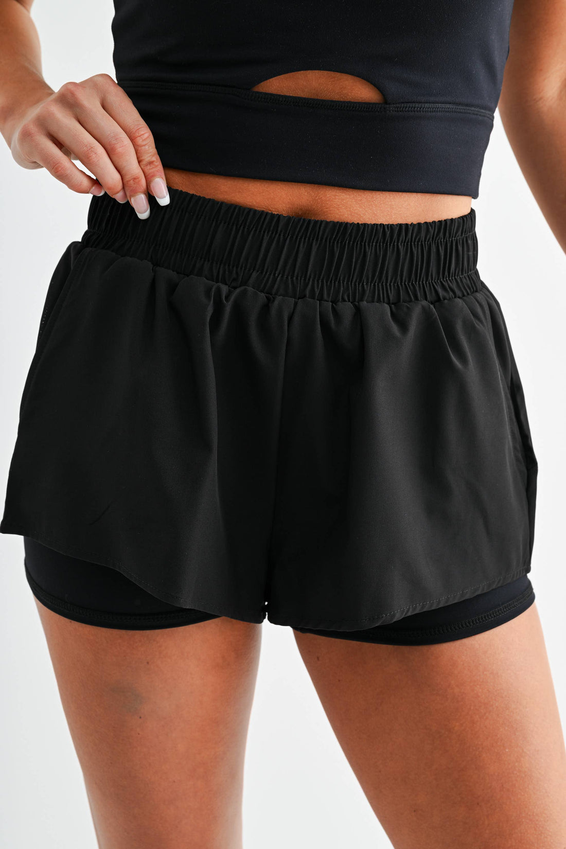Breeze Flutter Lined Active Shorts
