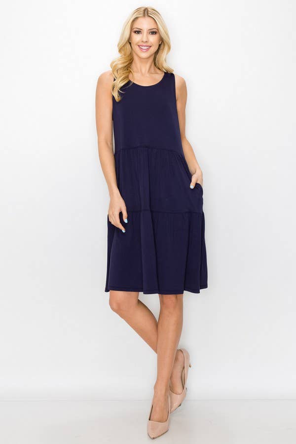 Bohemian Bella Sleeveless Layered Dress