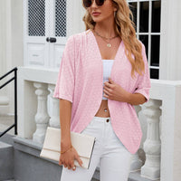 Open Front Knit Cardigan