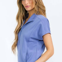 Women's So Chic Sofie Soft Half Zipper Top