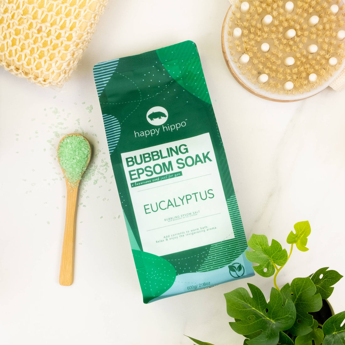 Eucalyptus-Cold Buster - Bubbling Epsom Soak 600g