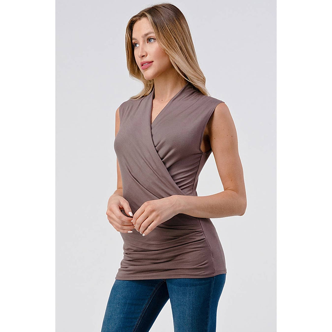 Surplice Modal Top
