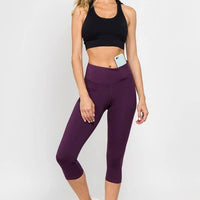 Activewear Capri W/ Hidden Pocket