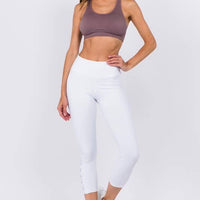 Active Crisscross Mesh Ankle Capri Legging