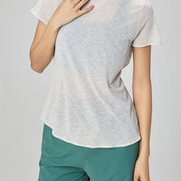 Gillian Open Back Cover Up Active T-Shirt