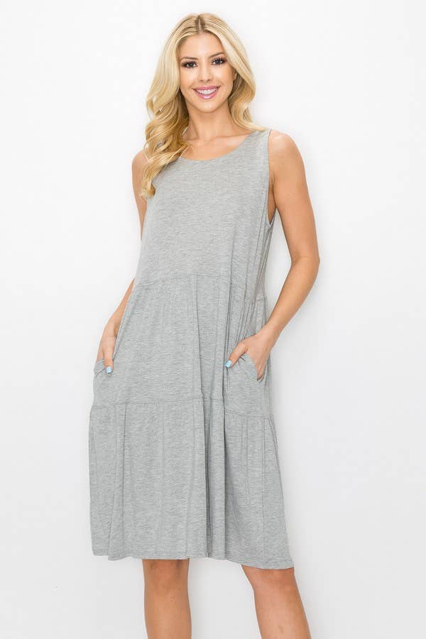 Bohemian Bella Sleeveless Layered Dress