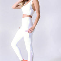 Mesh Leggings with Moto Pockets