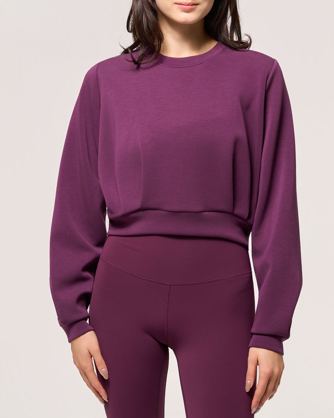 Dreamweave™ Pleated Crew Neck