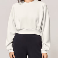 Dreamweave™ Pleated Crew Neck