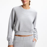 Dreamweave™ Pleated Crew Neck