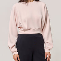 Dreamweave™ Pleated Crew Neck