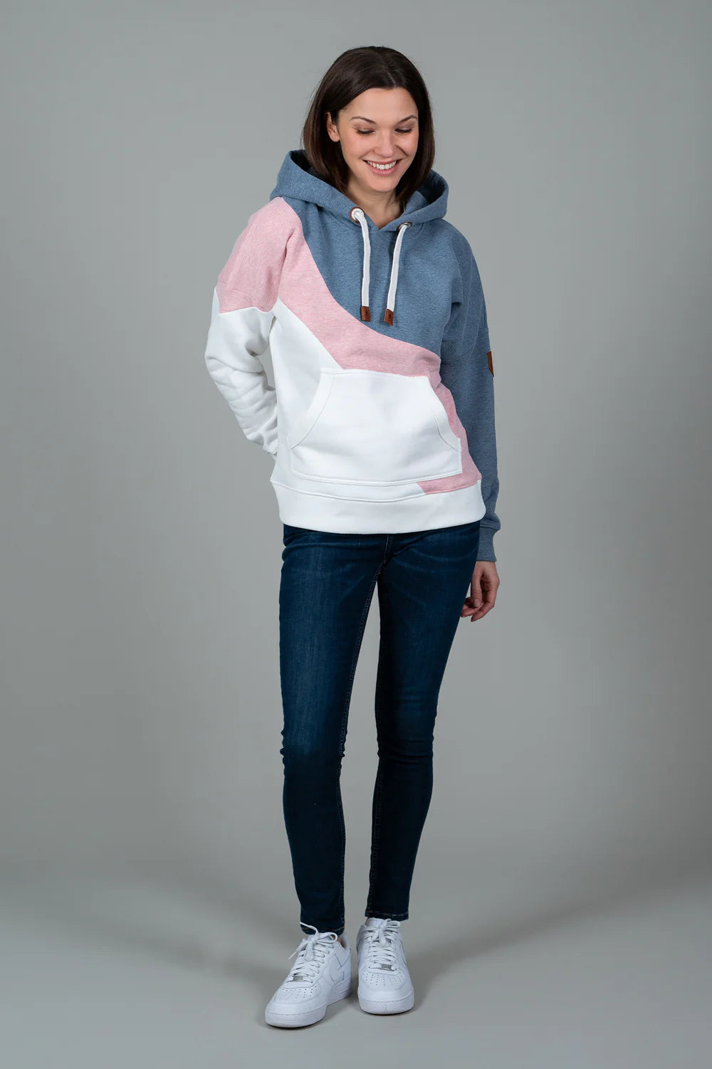Wanakome Ariel Heather Pink Mix Hoodie