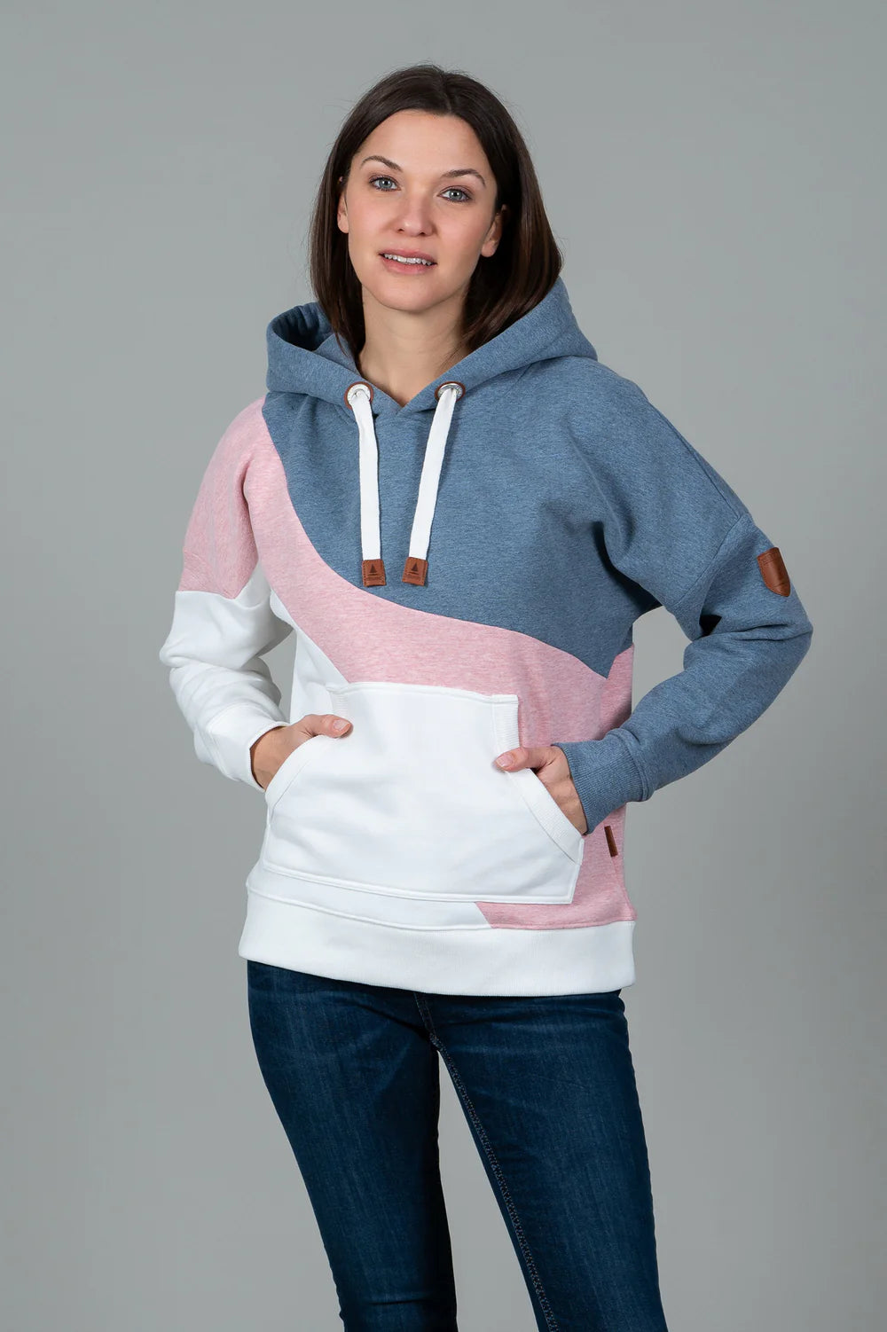 Wanakome Ariel Heather Pink Mix Hoodie