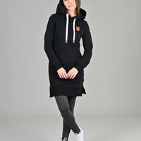 Wanakome Carmen Black Hoodie Dress