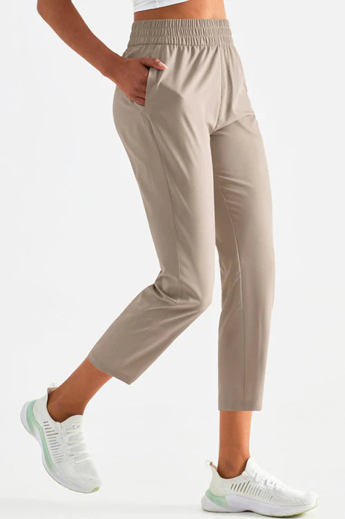 Woven Ankle Crop Pants Colours Sale