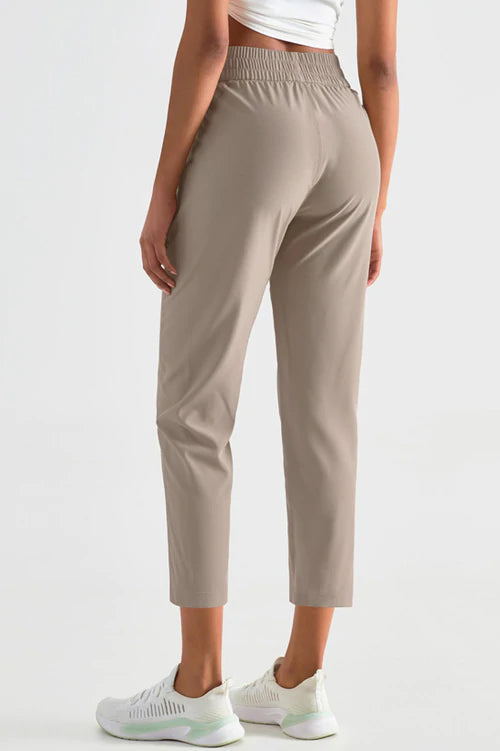 Woven Ankle Crop Pants Colours Sale