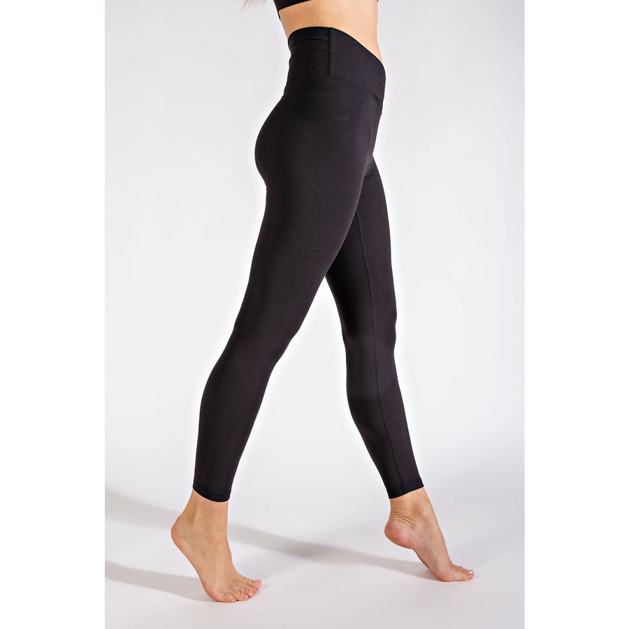 V Waist Full Length Leggings