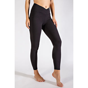 V Waist Full Length Leggings